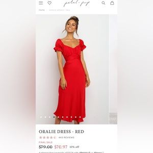 Petal and pup oralie dress red